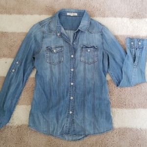 "Jean" button down